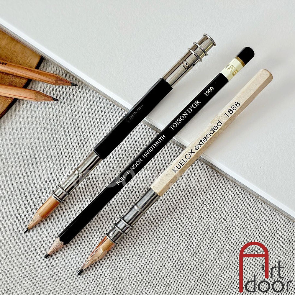 Nối bút chì KUELOX cán giúp nối dài bút chì koh, chì staedtler, dễ cầm dễ vẽ hơn