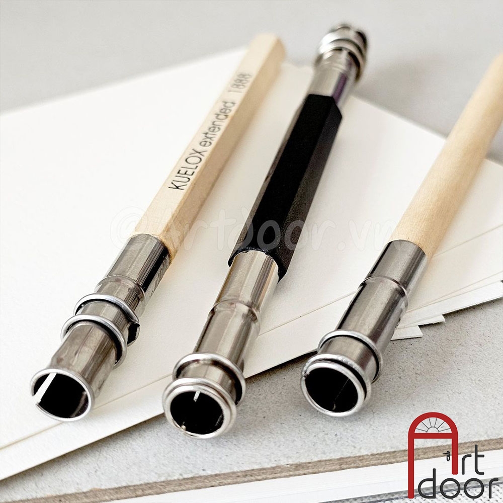 Nối bút chì KUELOX cán giúp nối dài bút chì koh, chì staedtler, dễ cầm dễ vẽ hơn