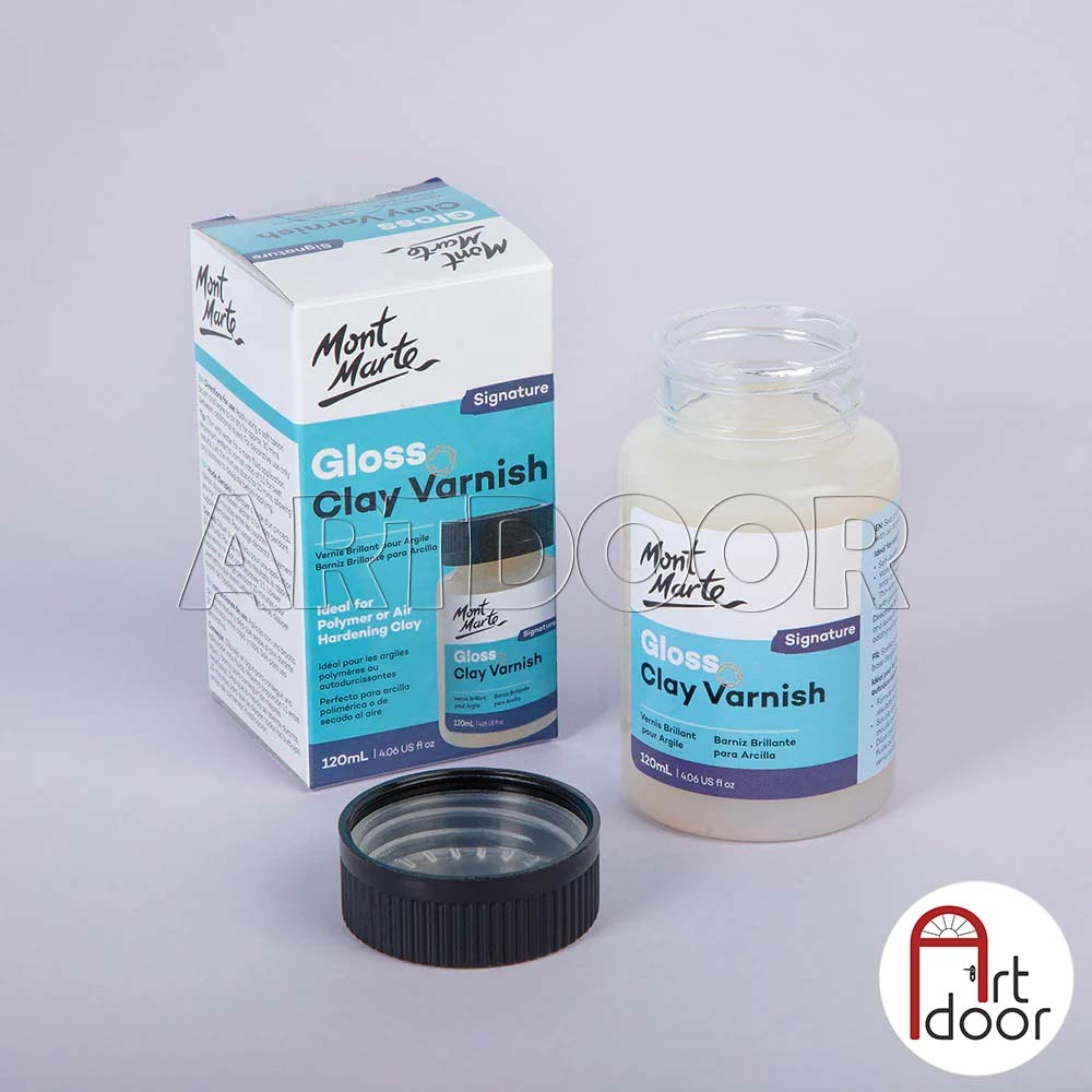 Phủ Bóng Acrylic MONT MARTE chống nước (Chai Lớn) phủ lì trên vải, đất sét, tô tượng, kính, gỗ, đá