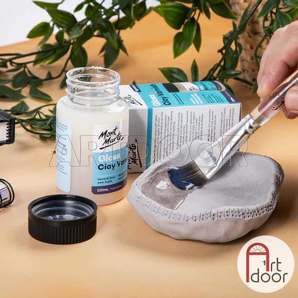 Phủ bóng đất sét tự khô MONT MARTE Gloss Clay Varnish