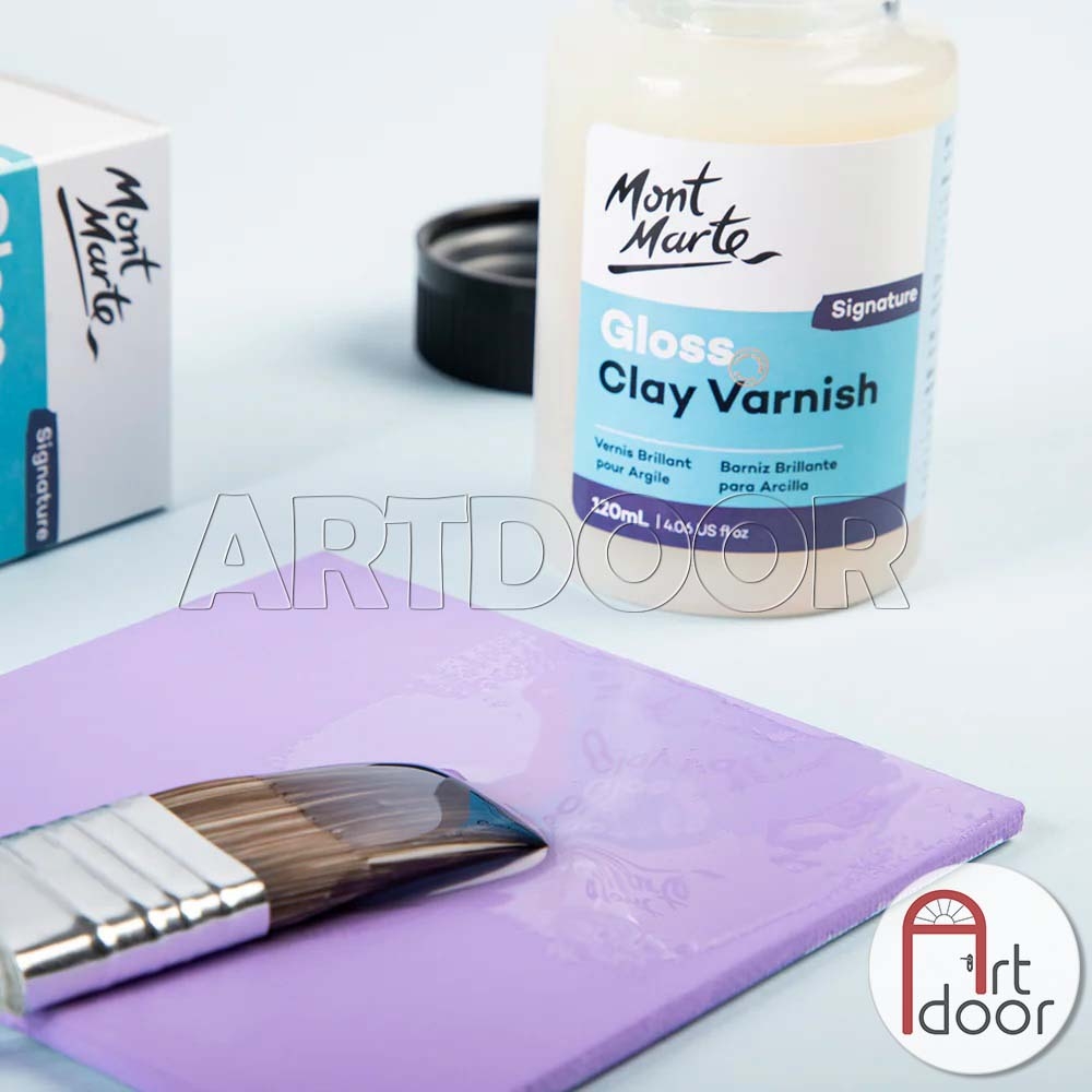 Phủ bóng đất sét tự khô MONT MARTE Gloss Clay Varnish
