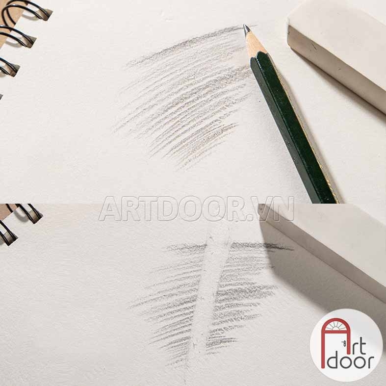 Sổ vẽ chì DRAWING Sketchbook mỏng 160gsm (vân mịn)