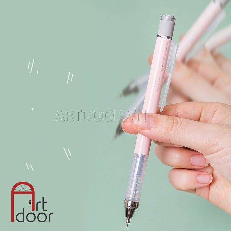 Bút chì bấm TOMBOW Mono Graph thân màu Pastel (đầu 05)