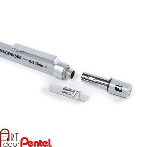 Bút chì kim bấm PENTEL Graphgear 500 thân thép PG51 (đủ size)