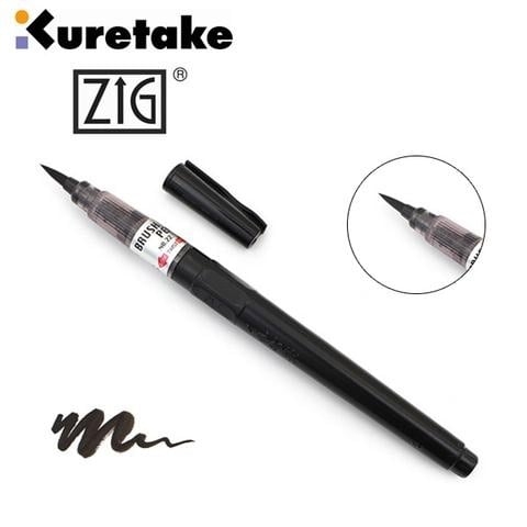 Bút đi nét Đen KURETAKE Zig Brush Manga đầu cọ mềm