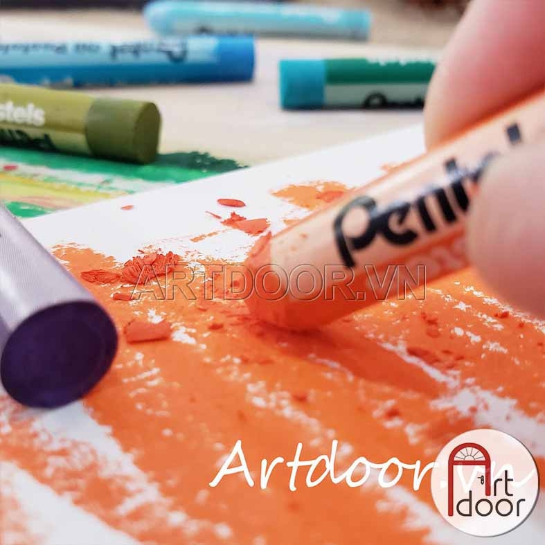 Bộ màu vẽ Sáp Dầu PENTEL Oil Pastel (hộp giấy)