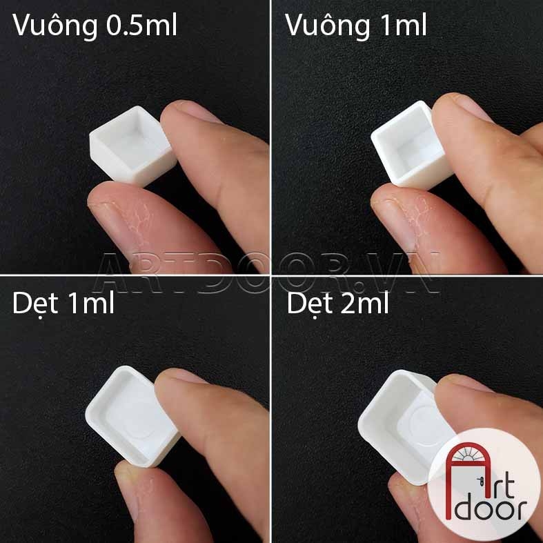 Khay Hộp Pocket chiết màu nước, pan rỗng