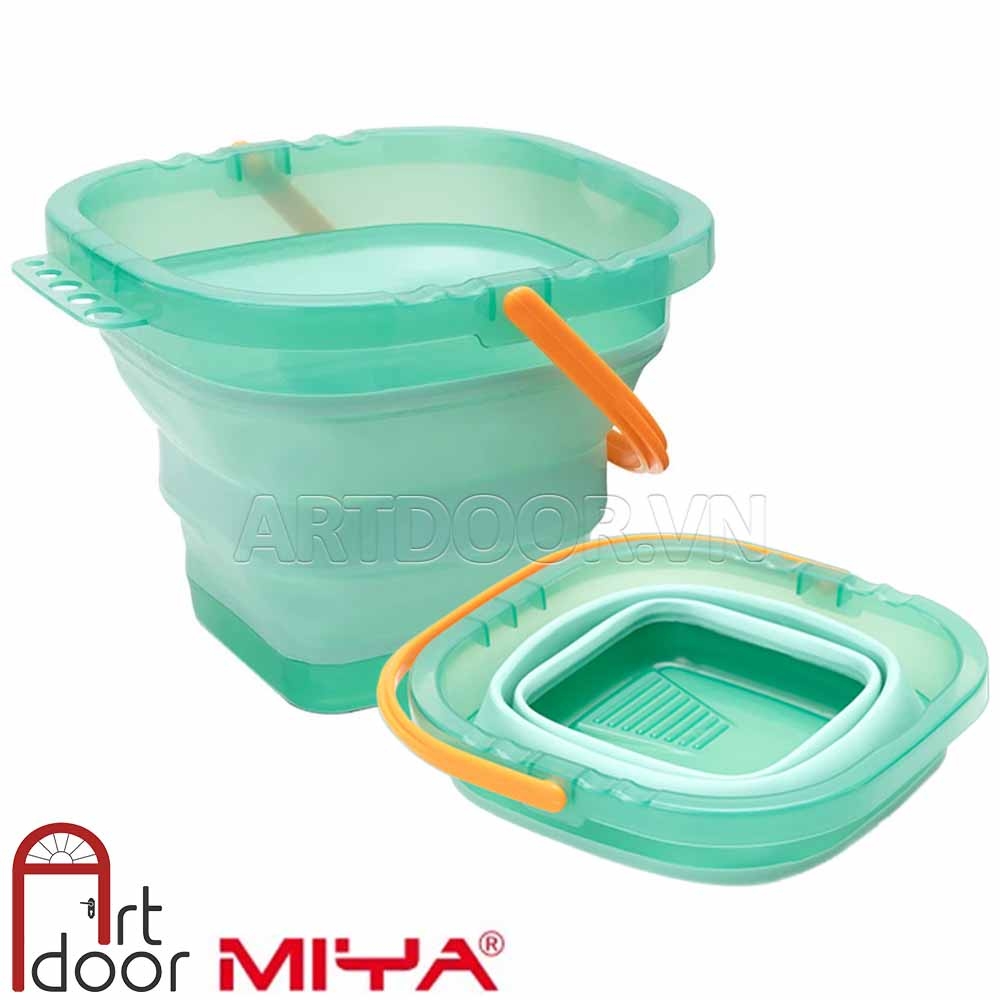 Khay Xô rửa cọ HIMI MIYA gấp gọn đựng nước để vẽ màu nước, pentel poster, gouache, acrylic