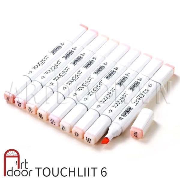 Bút marker TOUCHLIIT 6 (màu Da) vẽ da người, truyện tranh, manga, minh họa