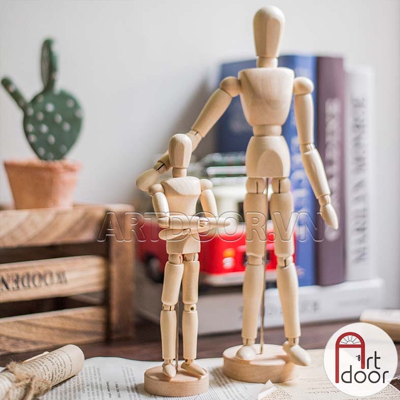 Hình nhân KUELOX tạo dáng vẽ tranh có khớp điều chỉnh