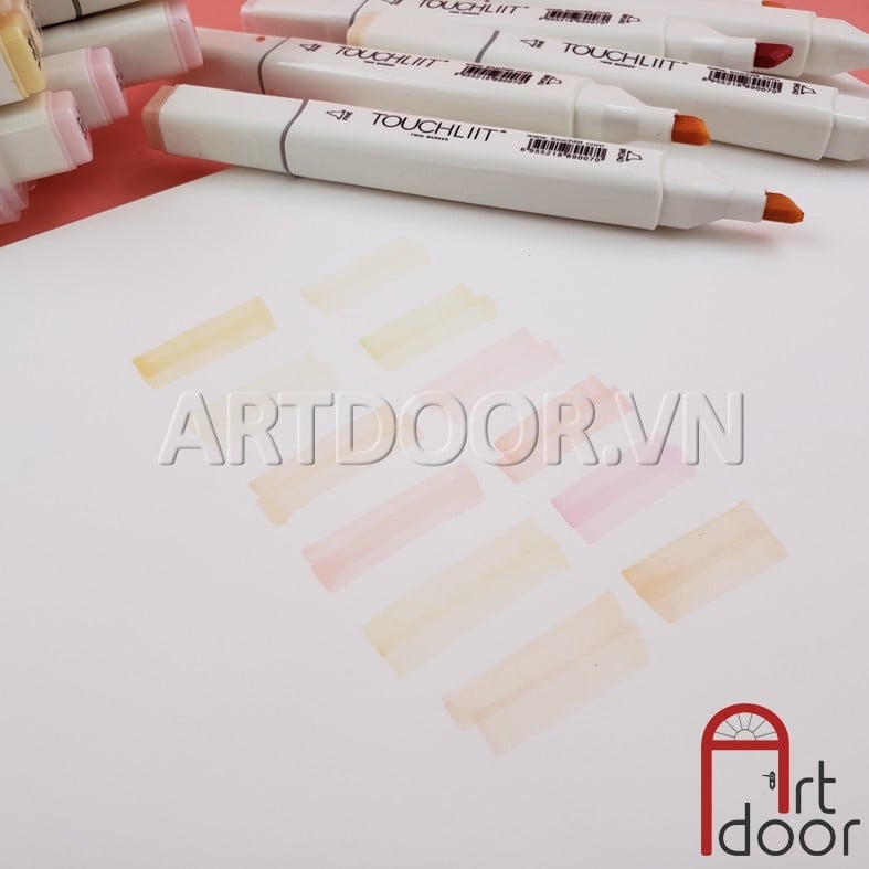 Bút marker TOUCHLIIT 6 (màu Da) vẽ da người, truyện tranh, manga, minh họa