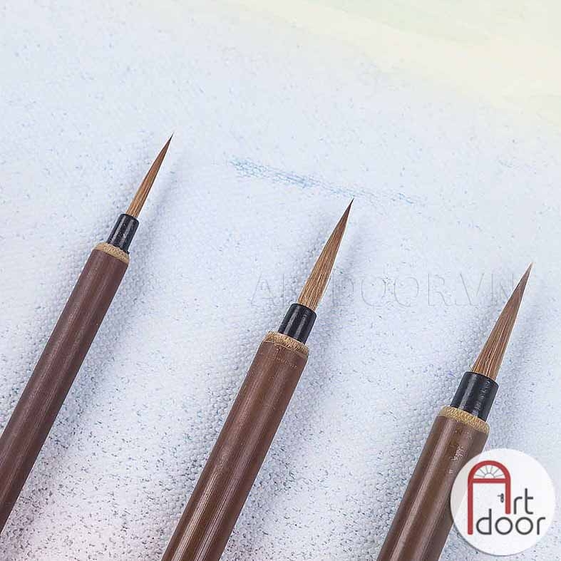 Cọ vẽ đầu Tỉa thư pháp ART SECRET lông Chồn (BW280) - [xả kho]