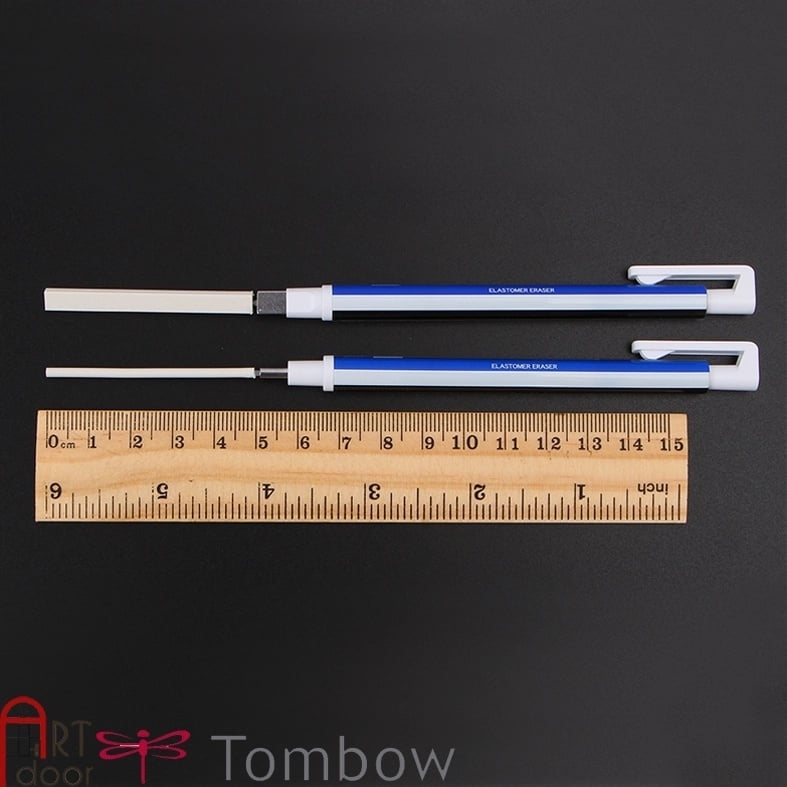 Bút gôm tẩy chì TOMBOW Mono Zero (Tròn/ Dẹt) cao cấp tẩy sạch chi tiết siêu nhỏ
