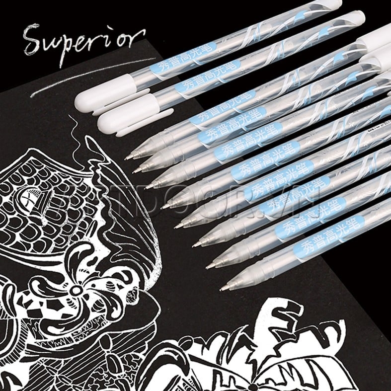 Bút line kháng nước Đen SUPERIOR (cây lẻ)