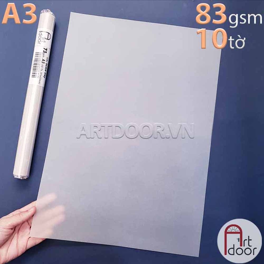 Giấy vẽ scan GATEWAY Tracing Paper dày 53~83gsm (trơn)