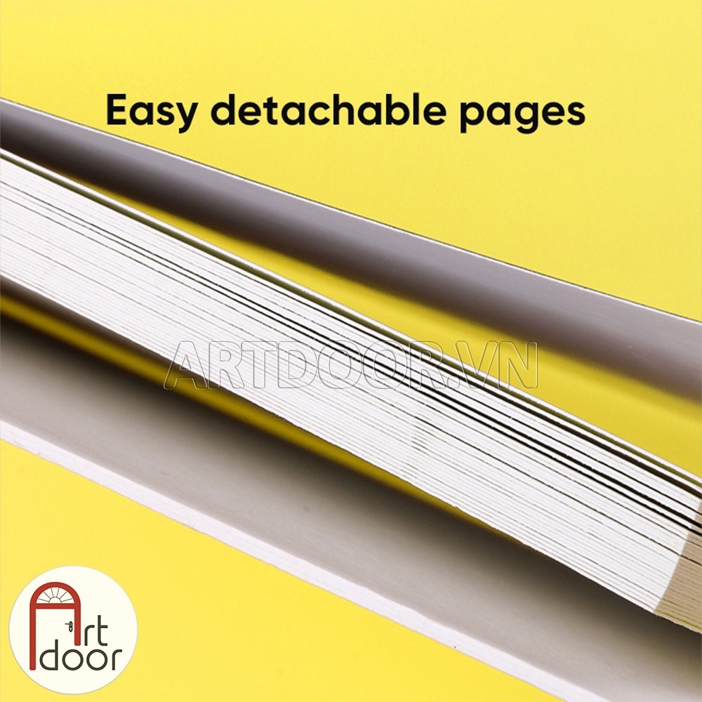 Sổ vẽ màu Sáp Dầu GIORGIONE Pastels Pad dạng sổ xé dày 200gsm (vân nổi Cold)