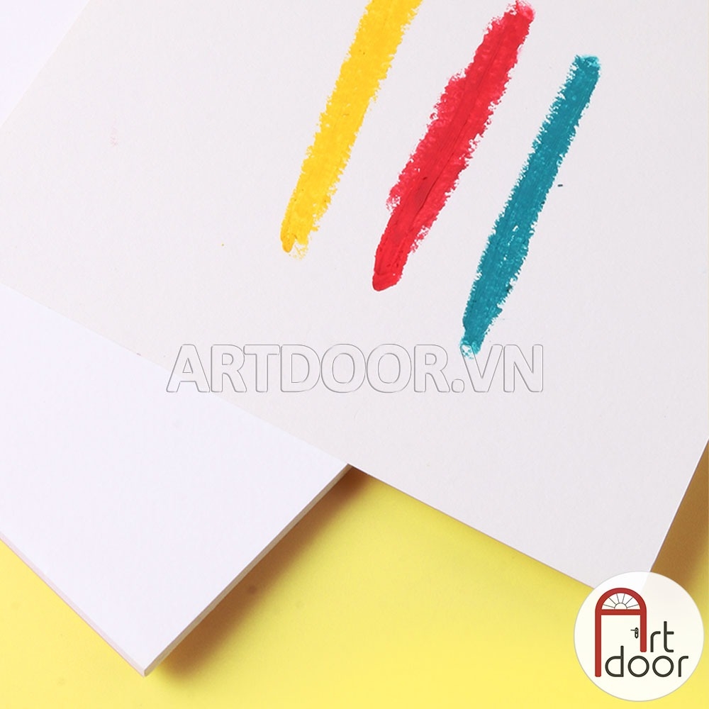 Sổ vẽ màu Sáp Dầu GIORGION Pastels Pad dạng sổ xé dày 200gsm (vân nổi Cold)