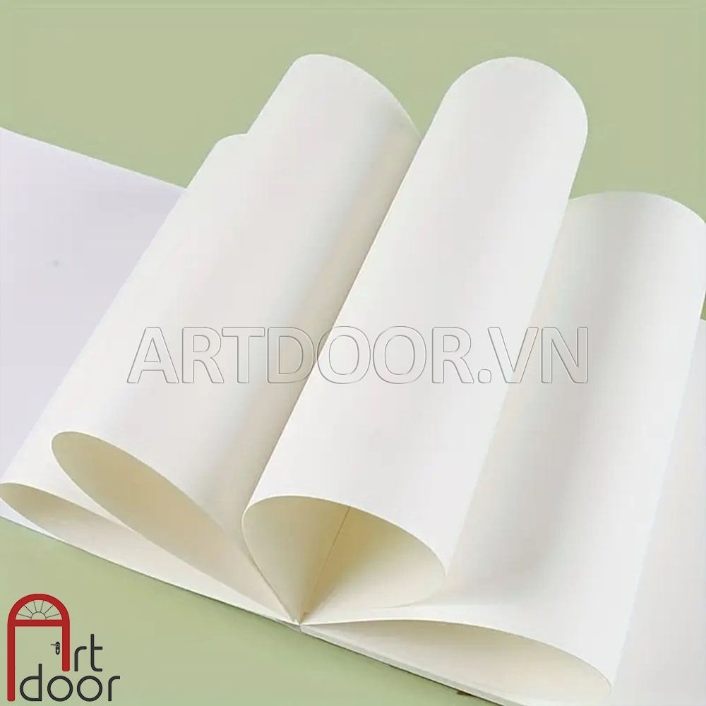 Sổ vẽ màu Nước GIORGIONE Pad dạng Xé dày 200~300gsm (vân nổi Cold)