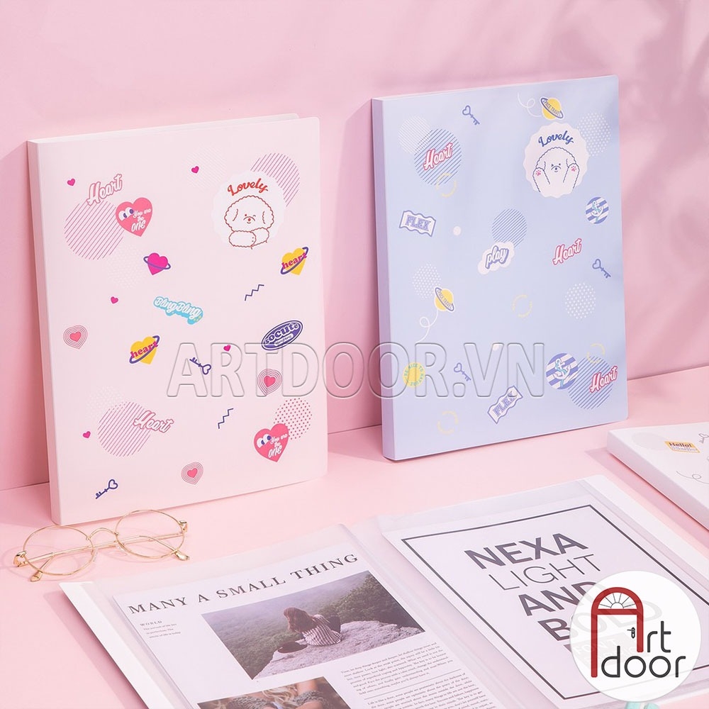 Bìa lá đựng tranh vẽ DELI màu Pastel (size A4)