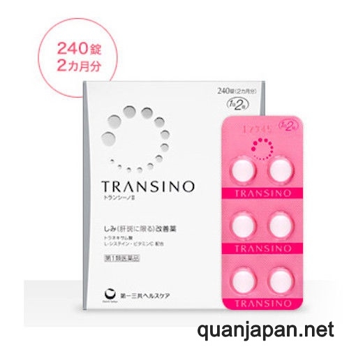 Viên uống trị nám Transino whitening II 240 viên nhật bản