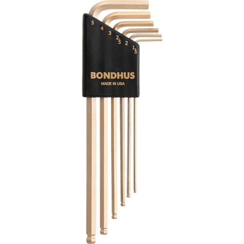 Bondhus GoldGuard Sechskantschlüssel – 1/2 Zoll, 21,1 Cm, Vergoldet, Korrosionsgeschützt, Mit Lebenslanger Garantie