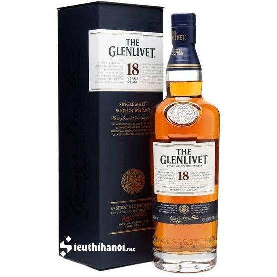 Rượu Glenlivet 18 năm 1 lít