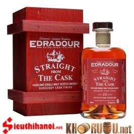 Edradour 10 years - Burgundy