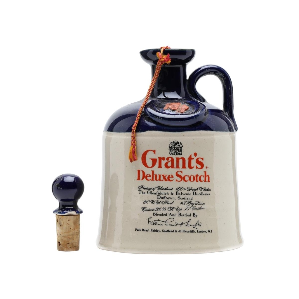 Grant's Deluxe ceramic decanter