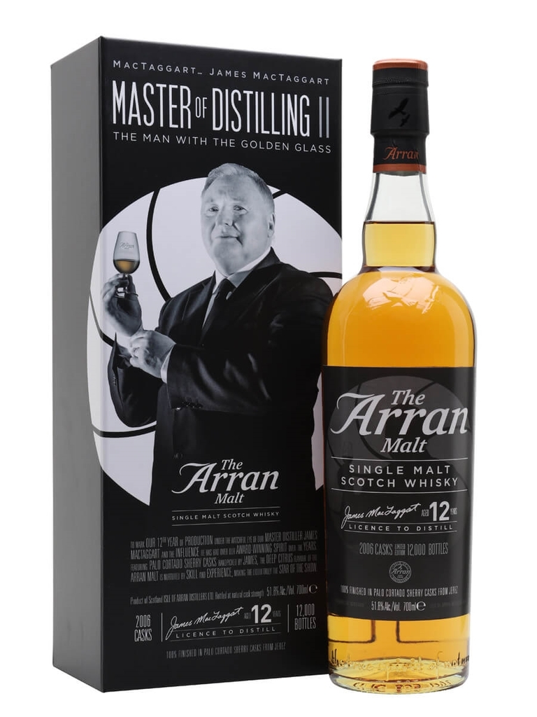 Arran 12 Năm - The Man with the Golden Glass