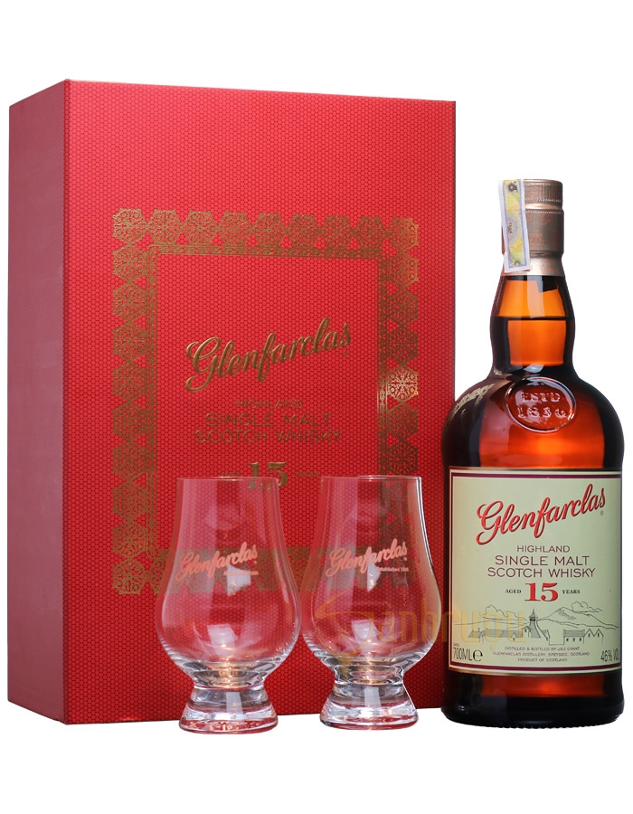 Rượu Glenfarclas 15 năm - Hộp quà