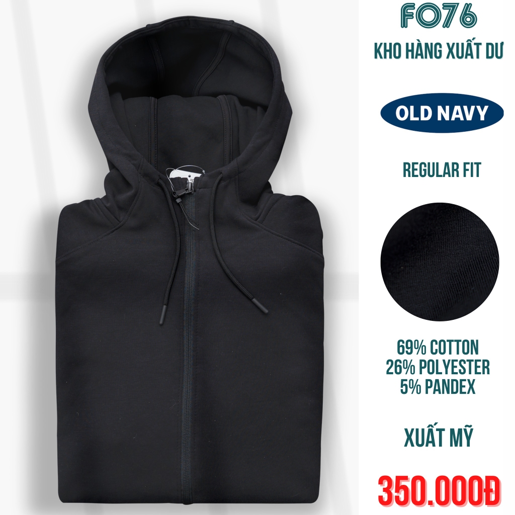 Old Navy - Áo Khoác Nỉ Nam Có Nón Tay Dài Màu Đen - Rn 54023 – Fo76 - Kho Hàng  Hiệu Xuất Dư - Công Sở - Trung Niên -Big Size