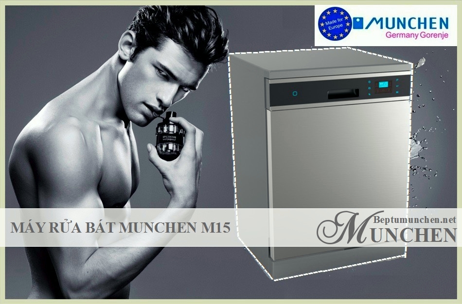 Máy rửa bát munchen m15: thông số kỹ thuật