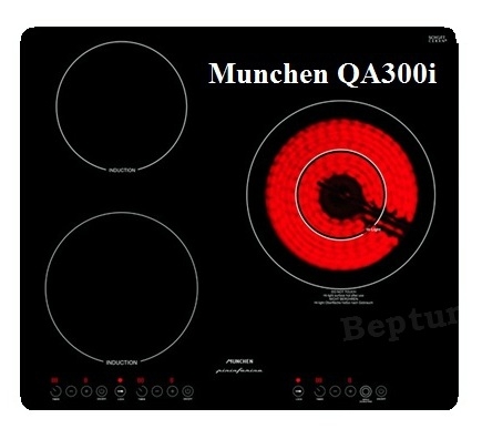 Bếp điện từ Munchen QA300i: thông số kỹ thuật