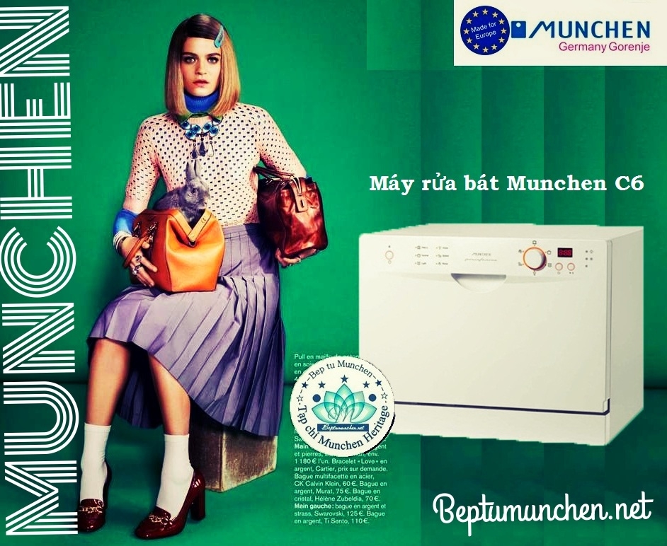 Máy rửa bát Munchen C6: sử dụng nước làm bóng đúng cách