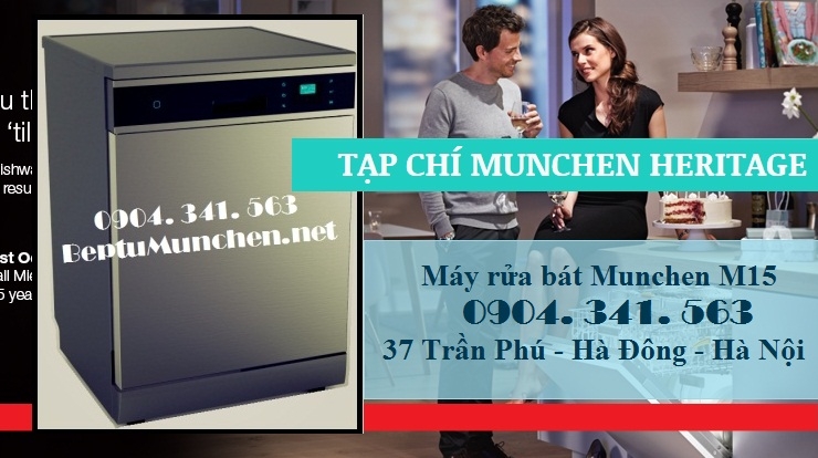 Máy rửa bát Munchen M15 cao cấp đã có mặt tại thị trường Việt Nam