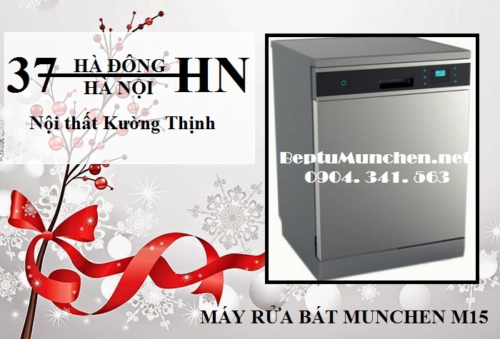 Chọn mua ngay máy rửa bát Munchen M15 trong dịp giáng sinh