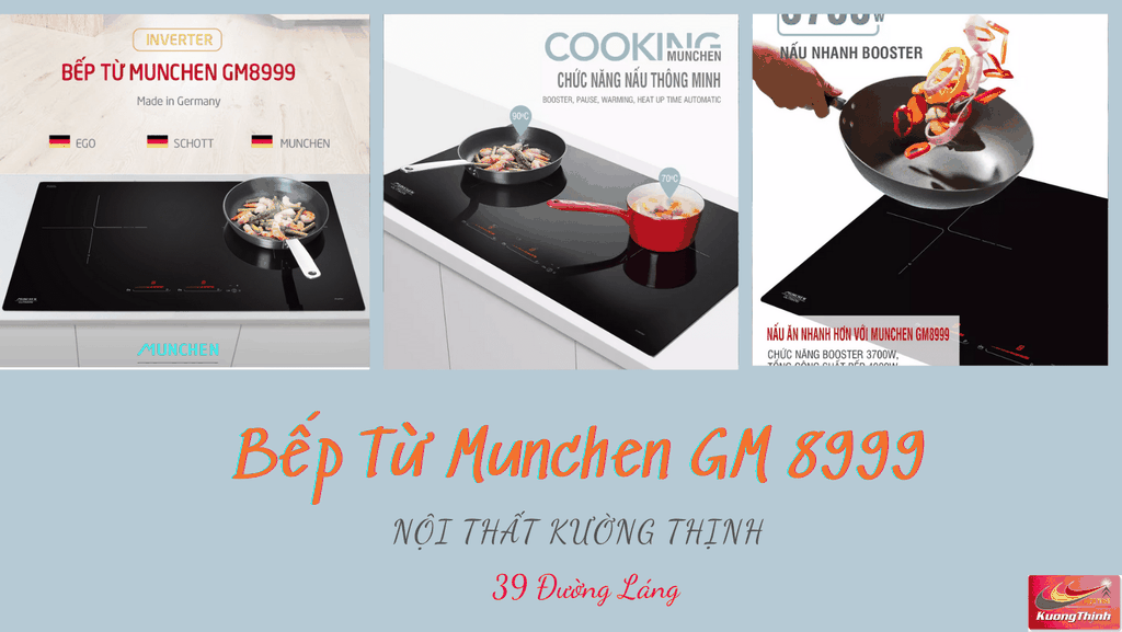 3 Lý do nên mua ngay bếp từ Munchen GM8999