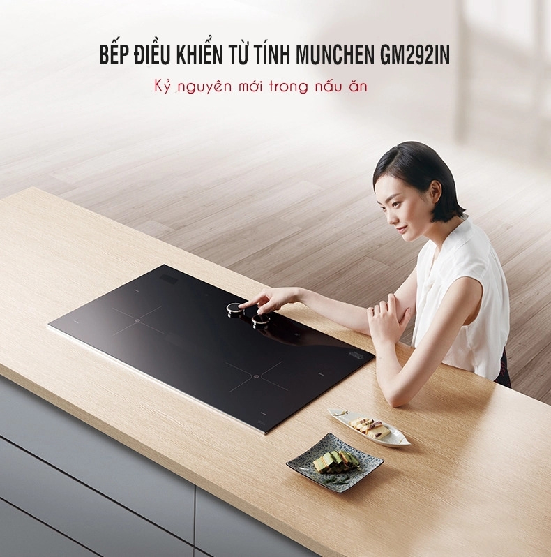 Bếp từ Munchen GM292IN : Thiết kế tối ưu, tính năng mạnh mẽ