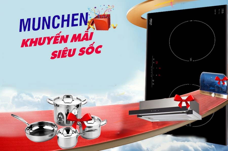 Cuối tuần mua bếp điện từ Munchen giảm ngay 800k