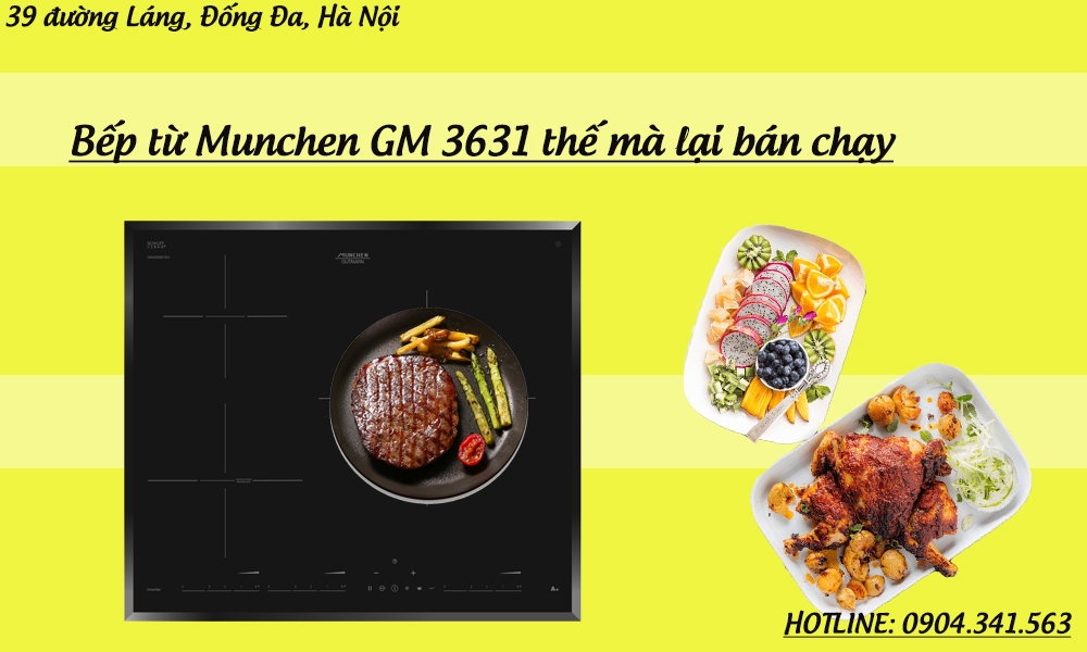 Bếp từ Munchen GM 3631 thế mà lại bán chạy