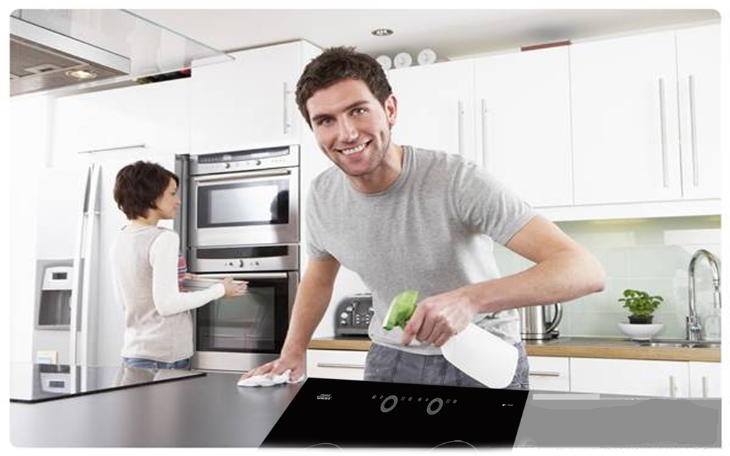 Cách vệ sinh bếp từ Munchen G60 BK sạch như mới tại nhà