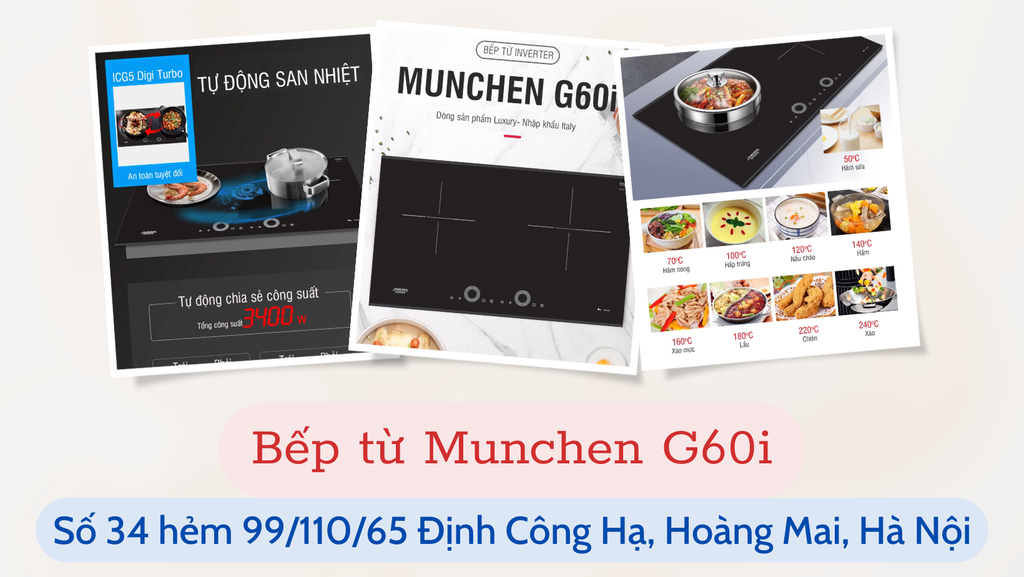 Đâu là chiếc bếp từ Munchen được để ý nhất thời điểm hiện tại