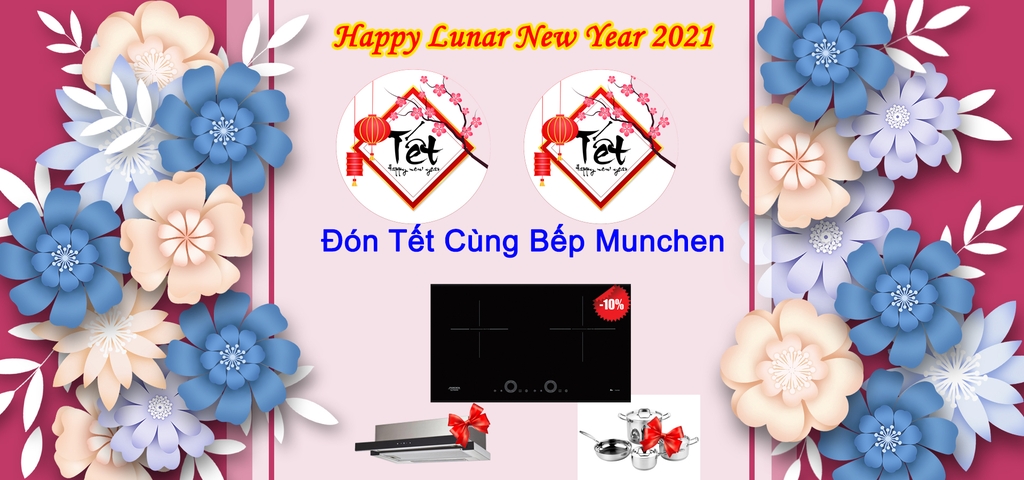 Tưng bừng đón tết, bếp từ Munchen G60I giá bình dân và tính năng cực cao