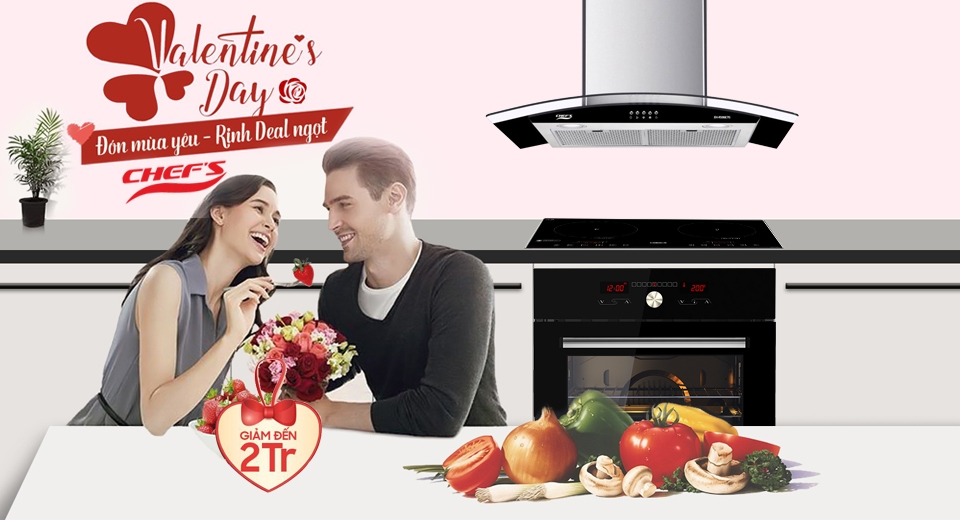 Valentine ngọt ngào cùng Chefs: Ưu đãi đến 2 triệu đồng