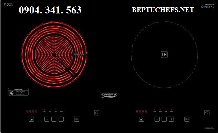 Bếp điện từ Chefs EH MIX2000A : trắc nghiệm khách quan