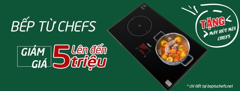 Bếp Chefs DIH 2000A tiếp tục cán mốc doanh thu