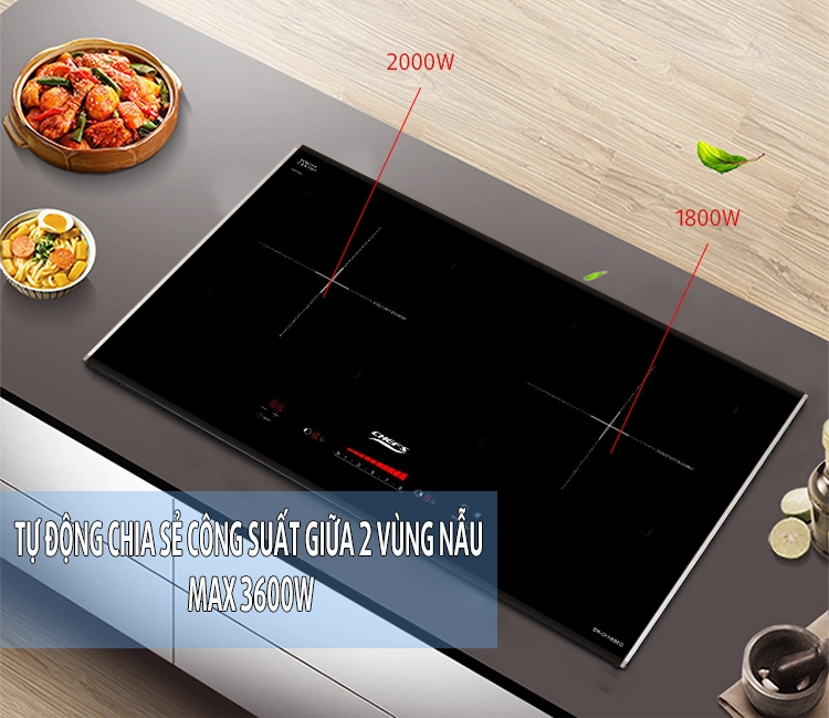 So sánh 2 chiếc bếp từ nhập khẩu Tây Ban Nha cùng đời của Chefs