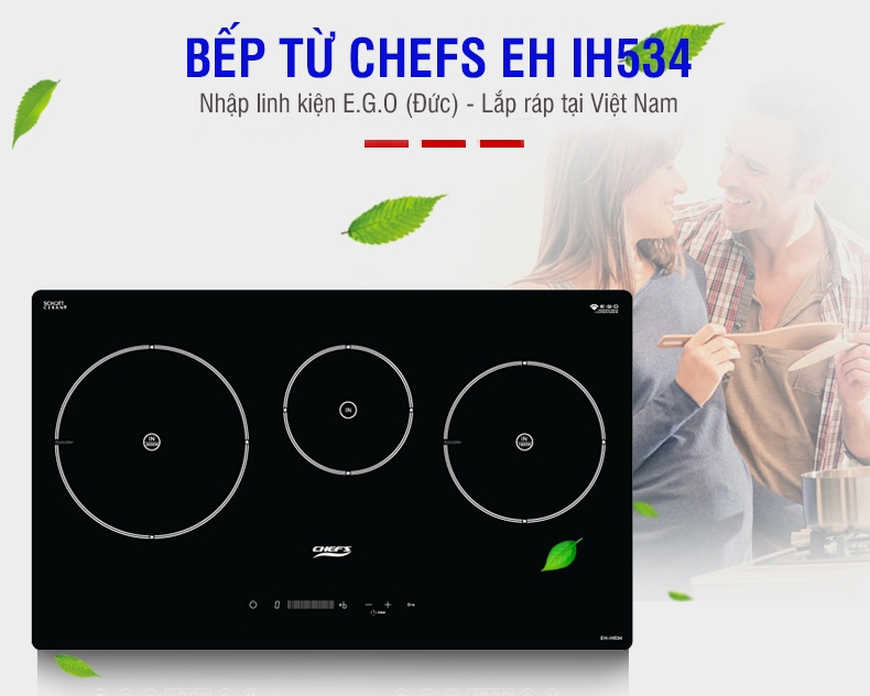 Bếp từ Chefs EH IH534 : khi người Việt lắp bếp từ