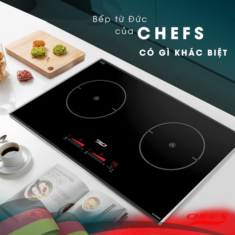 Bếp từ Đức của hãng Chefs có gì khác so với bếp Đức của các hãng khác