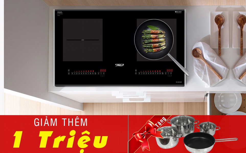 Cơ hội tiết kiệm 1 triệu đồng khi mua bếp từ Chefs EH DIH326, tại sao lại không nhanh tay